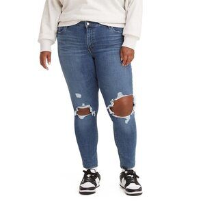 Levis Womens 711 Skinny Jeans Lapis Decibel Medium Indigo 24US 39 Regular